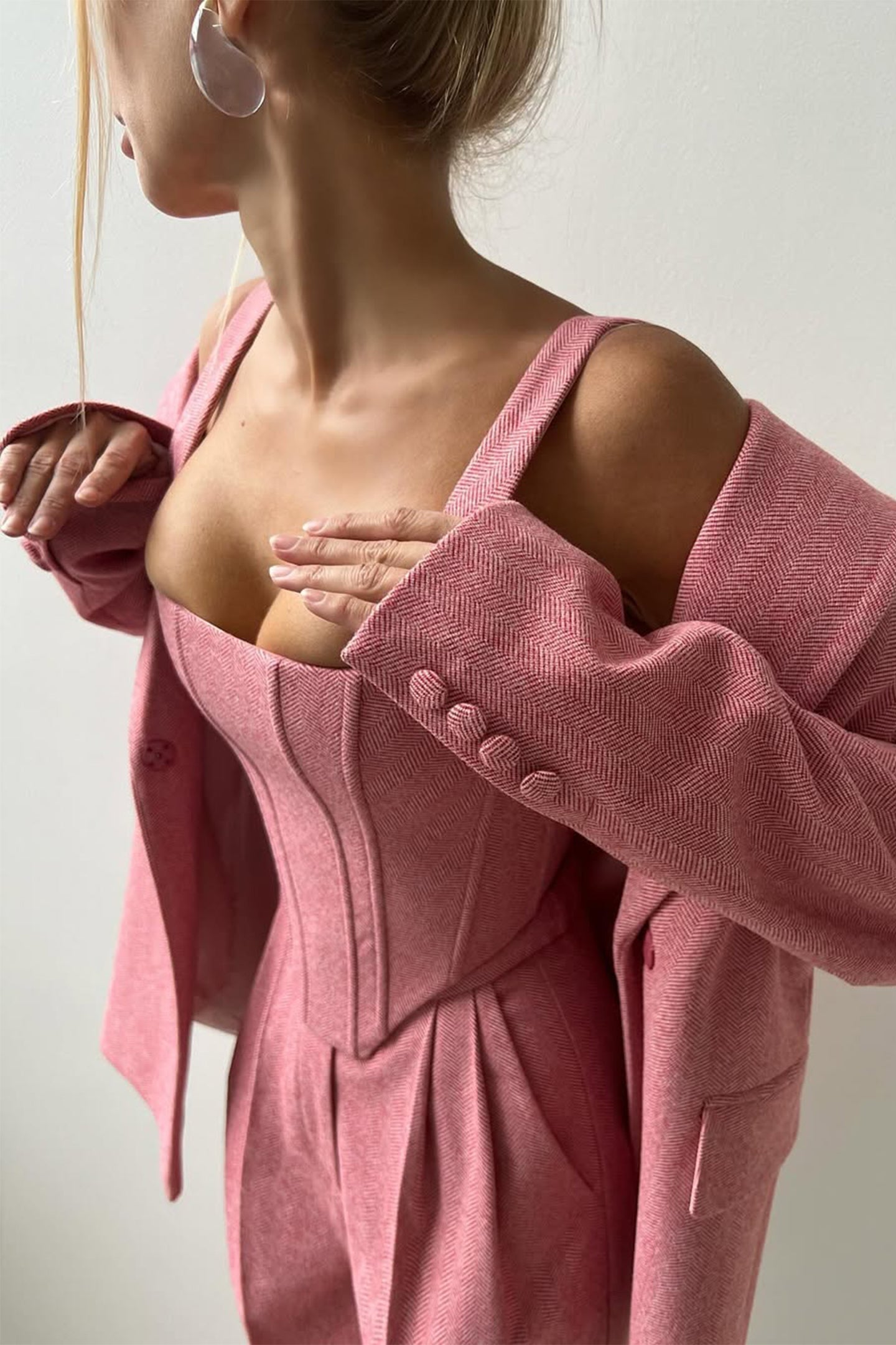 James & Elly™ | Double-Breasted Blazer Set