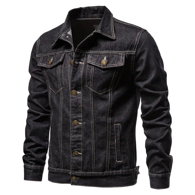 James & Elly™ | Denim Biker Jacket