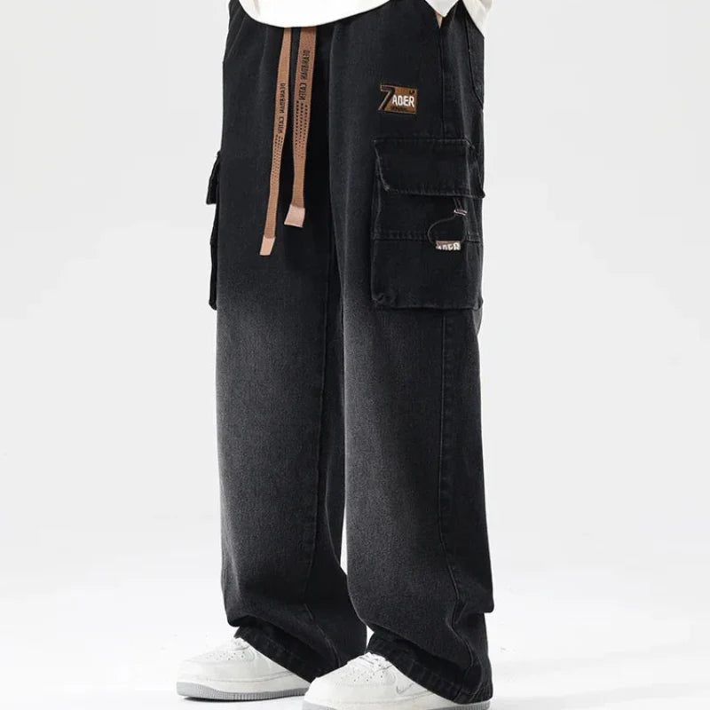 Large Pocket Cargo Jeans