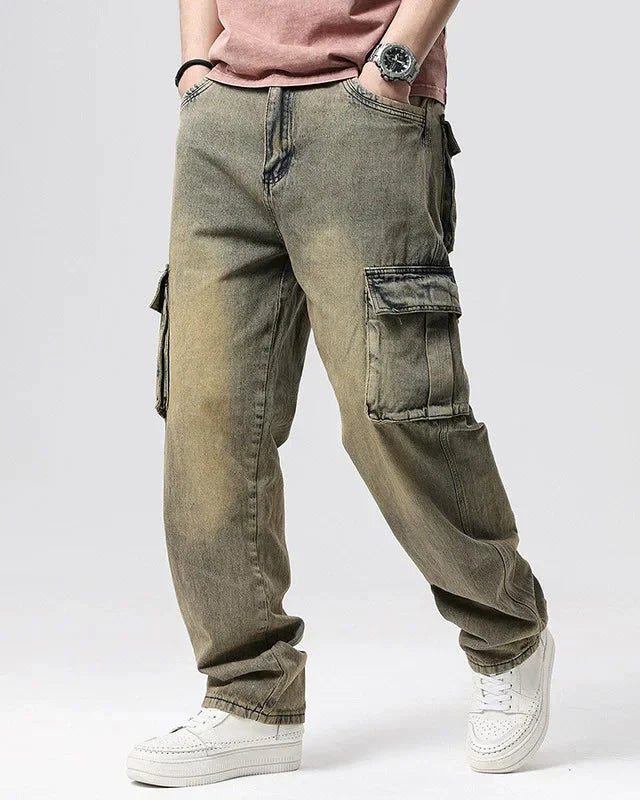 Ryder Washed Cargo Jeans