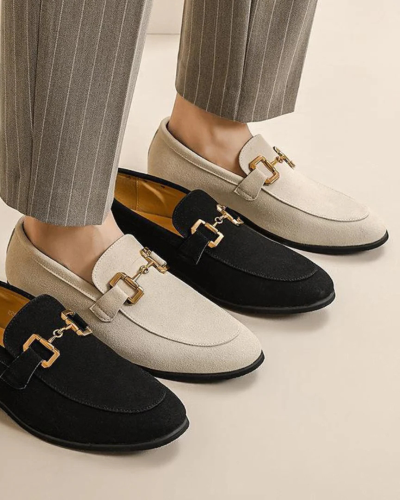 James & Elly™ | Luxury Suede Loafers