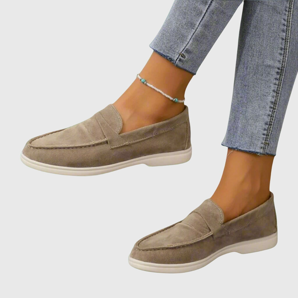 Molly - Suede Loafers