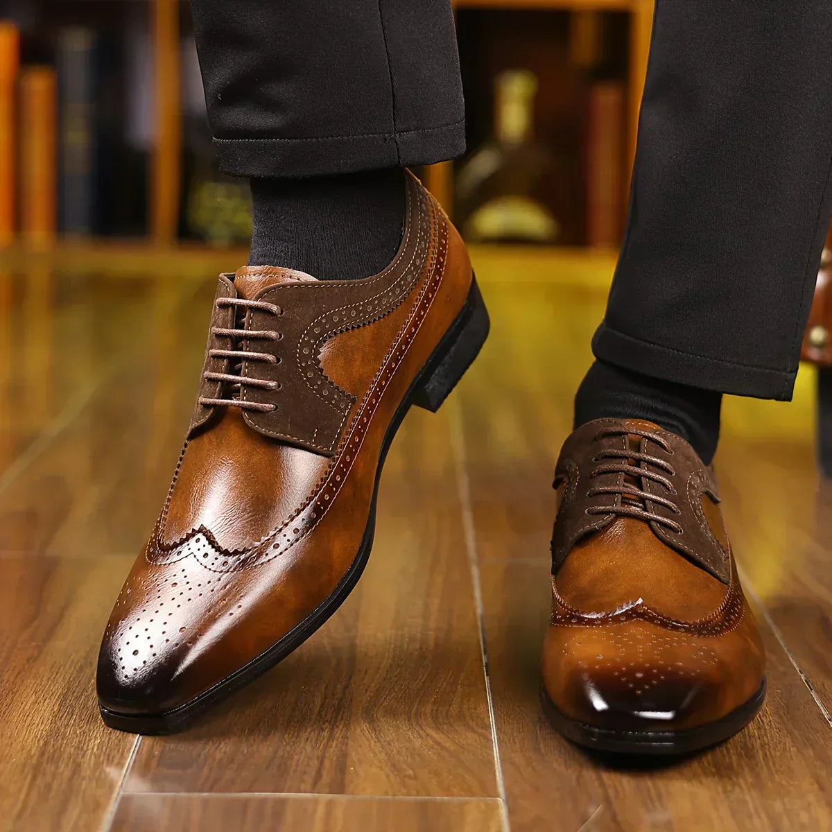 Alexander Prescott suit shoes