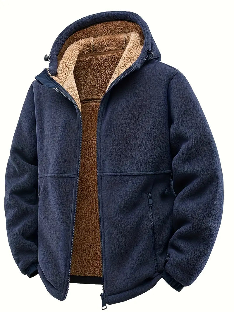 Levi | Winter Hooded Jacket With Front Pocket