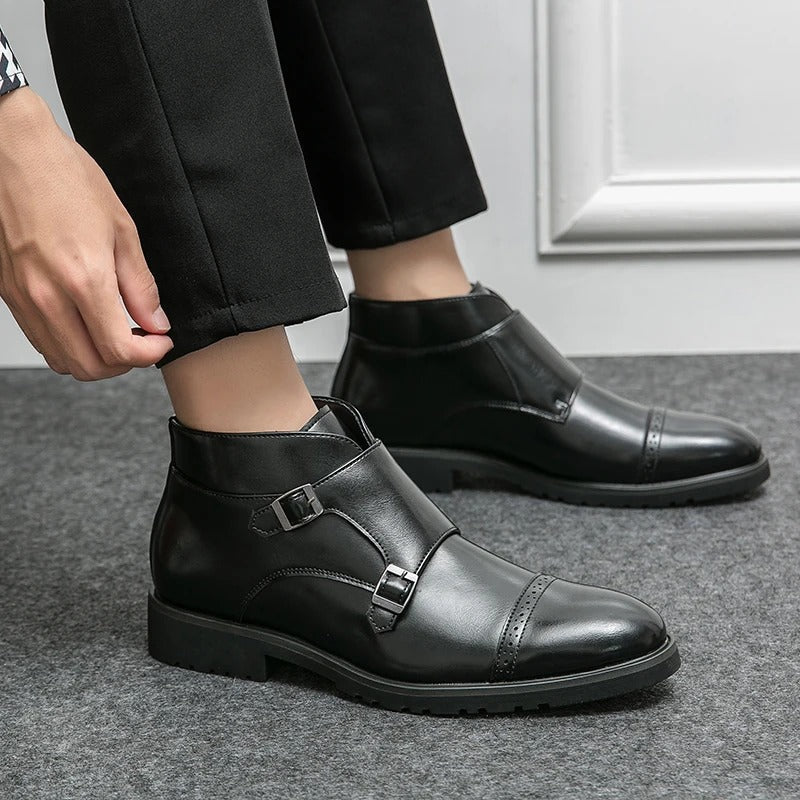 Darell™ | Monk Double Buckle Boots