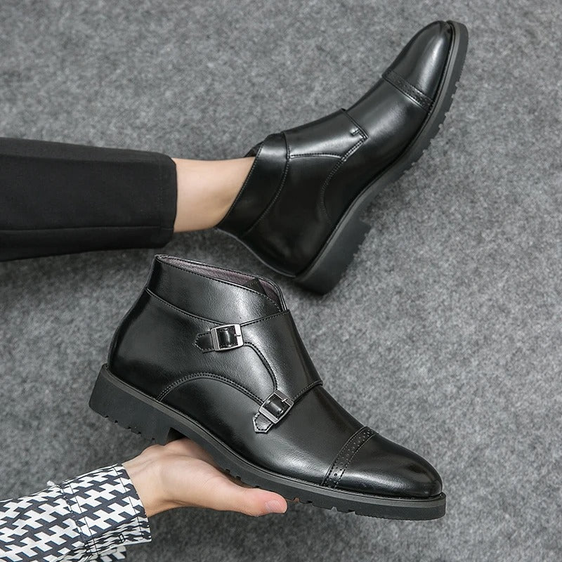 Darell™ | Monk Double Buckle Boots