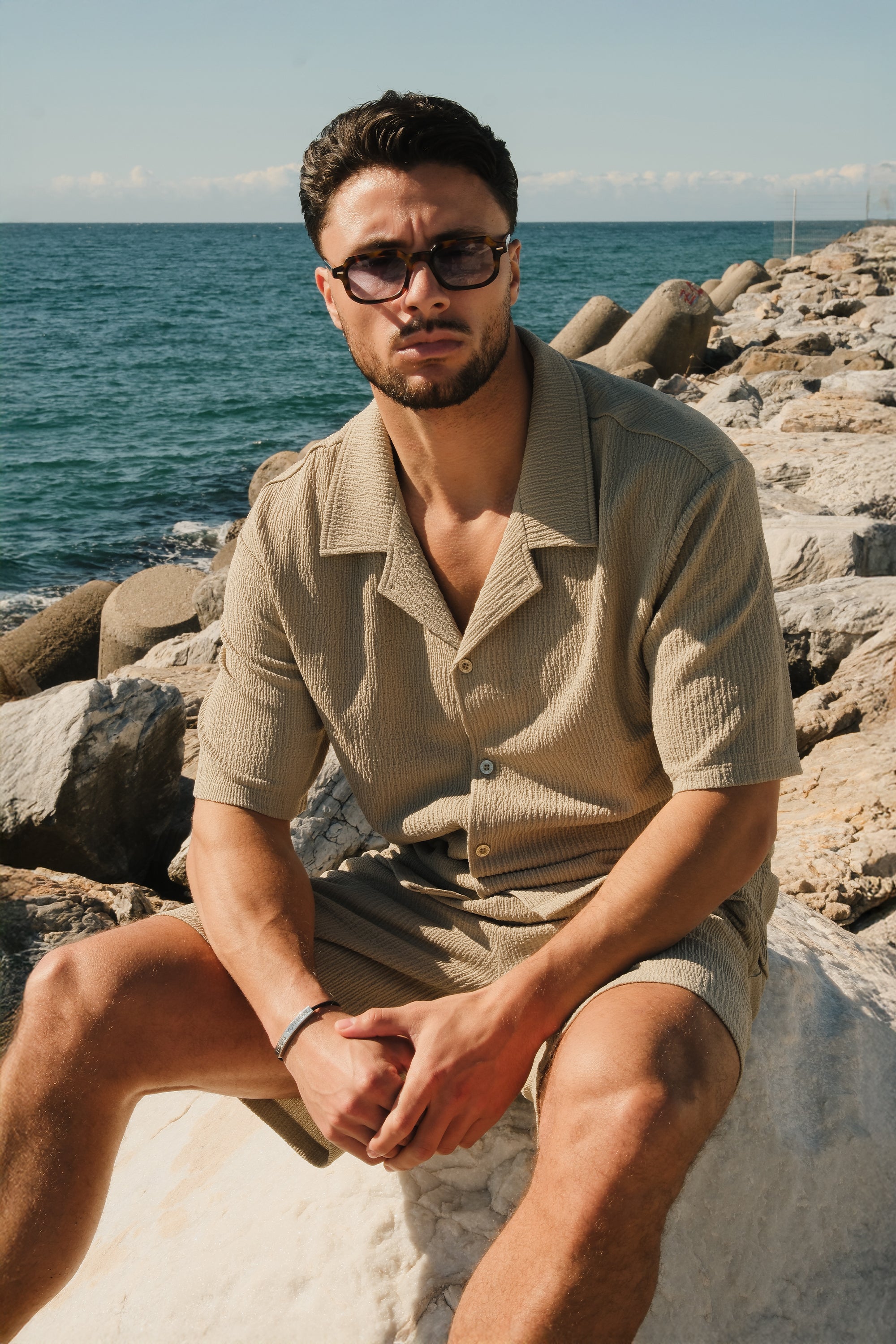 James & Elly™ | Sirocco sunglasses - Tortoise/Gradient Dark Blue