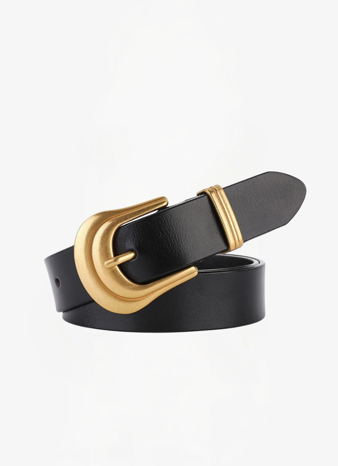 James & Elly™ | Worn Leather Belt in Cowhide, Always Elegant