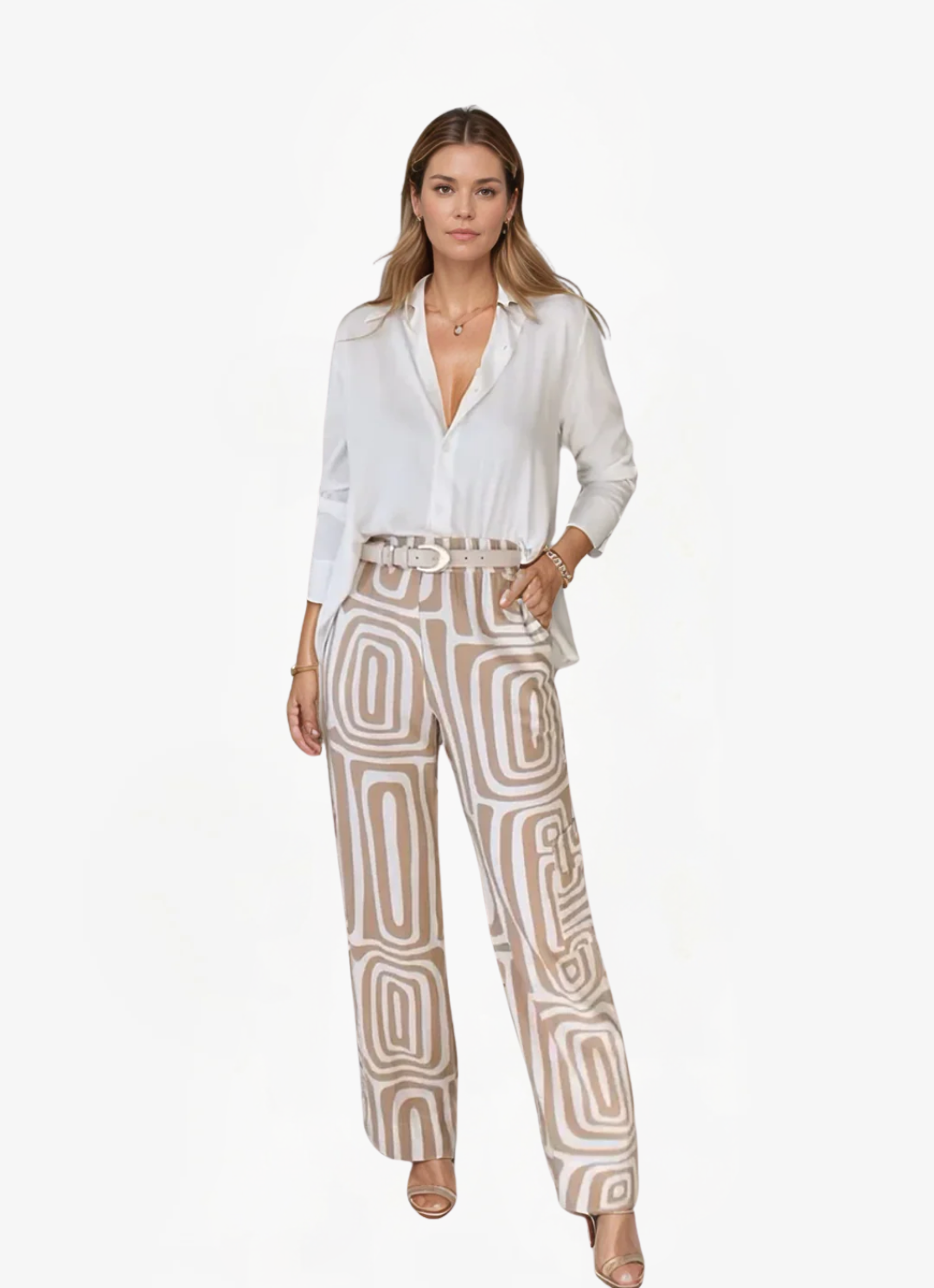 James & Elly™ | Retro-Chic Set with Wide Trousers