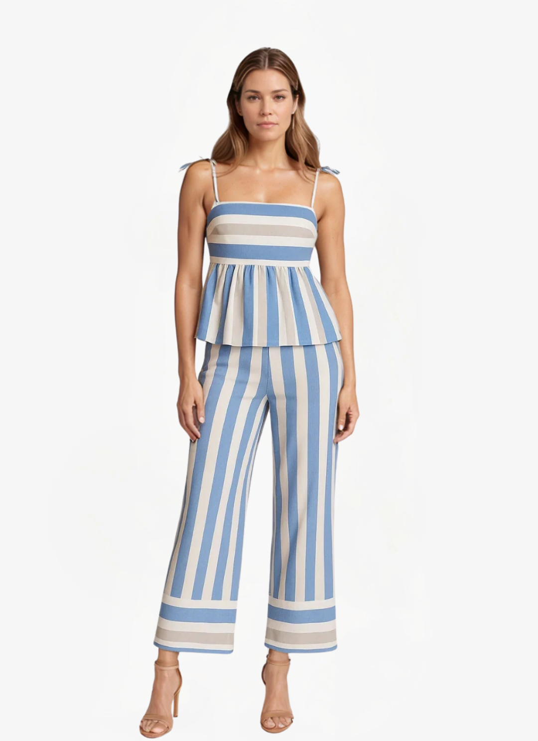 James & Elly™ | Riviera Striped Jumpsuit