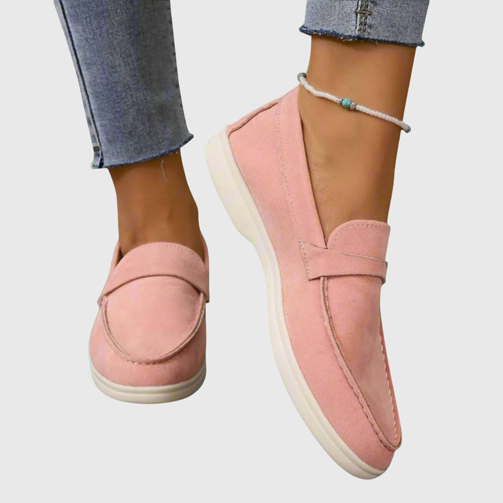 Molly - Suede Loafers