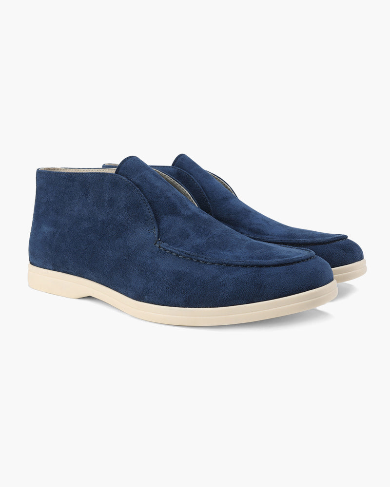 James & Elly™ | High Suede Loafers