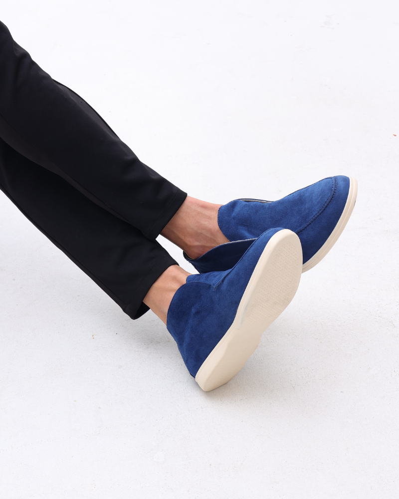 James & Elly™ | High Suede Loafers