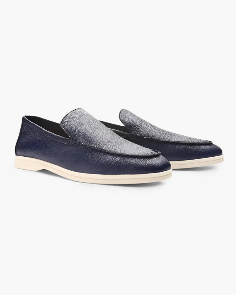 James & Elly™ | Cowhide Leather Loafers