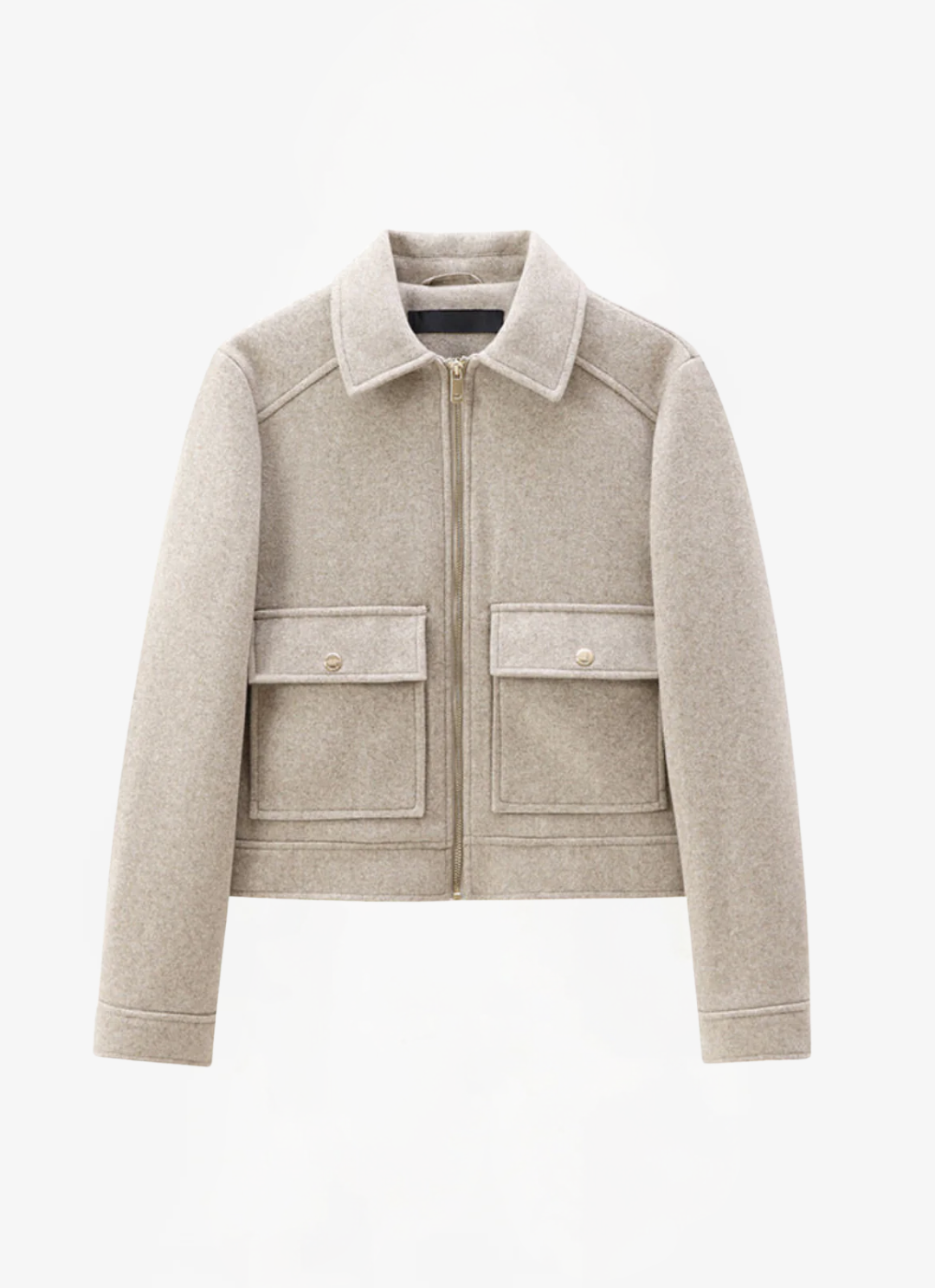 James & Elly™ | Tweed Zip Jacket