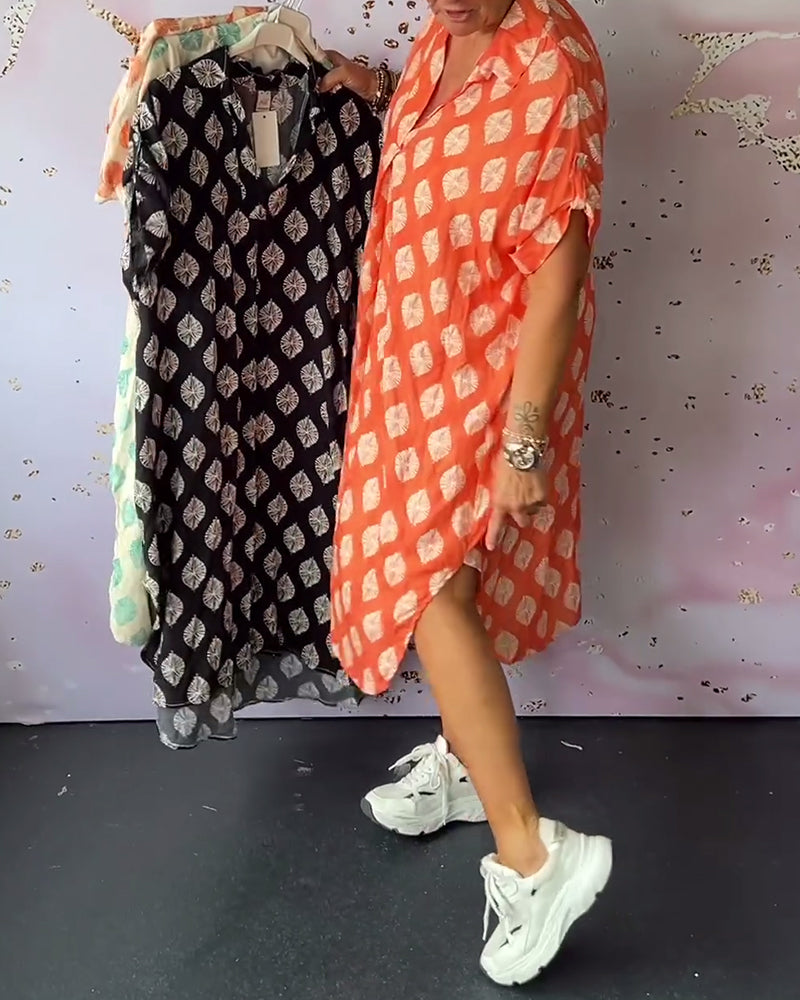 James & Elly™ | Light Shirt Dress