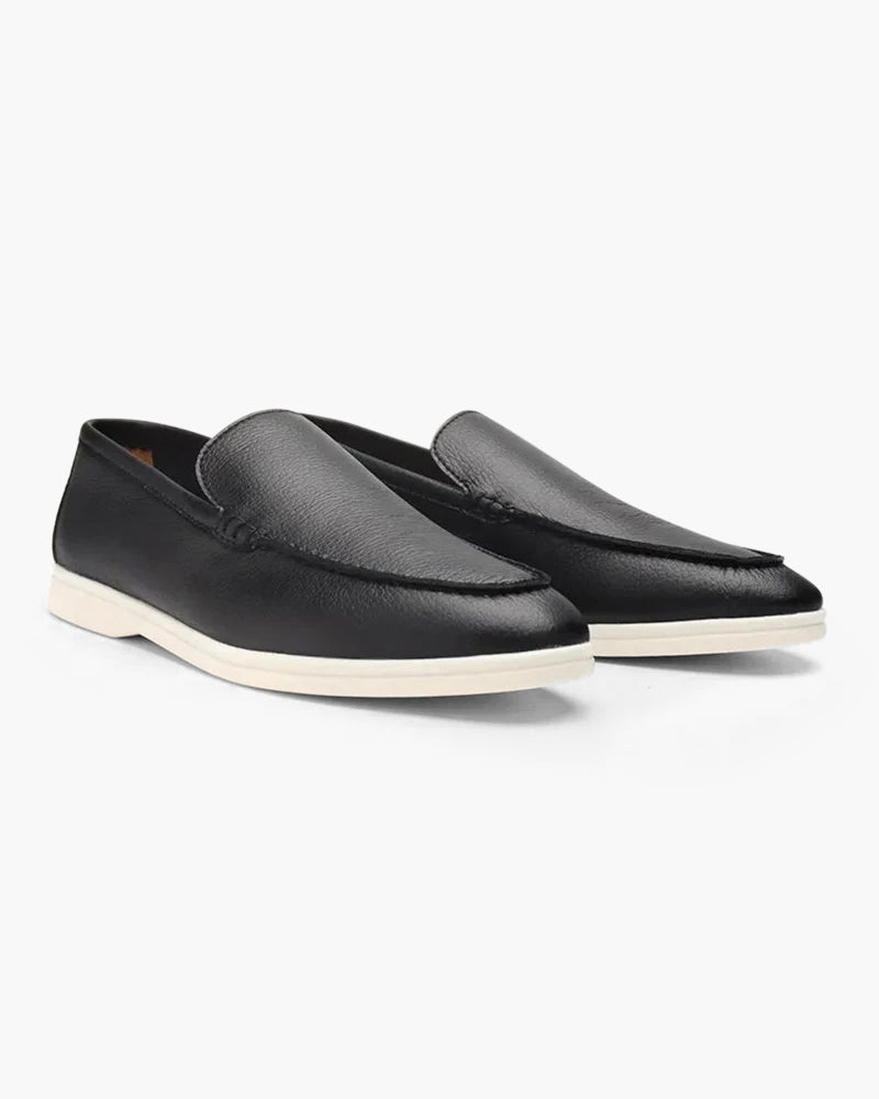 James & Elly™ | Cowhide Leather Loafers