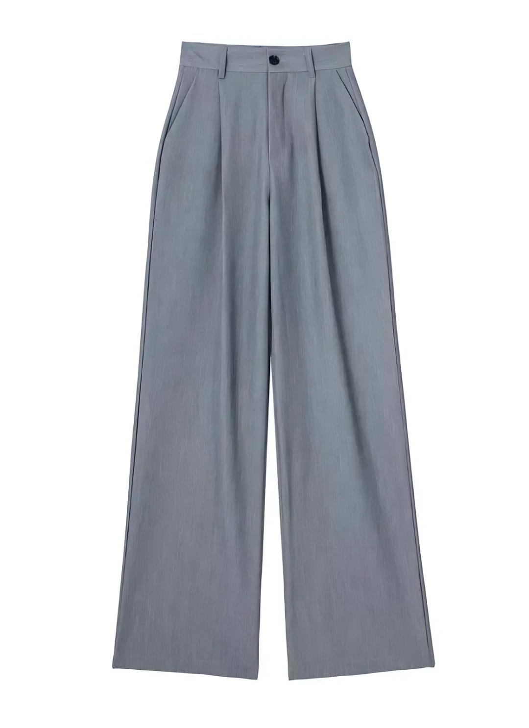 James & Elly™ | Elegant Grey Wide Trousers