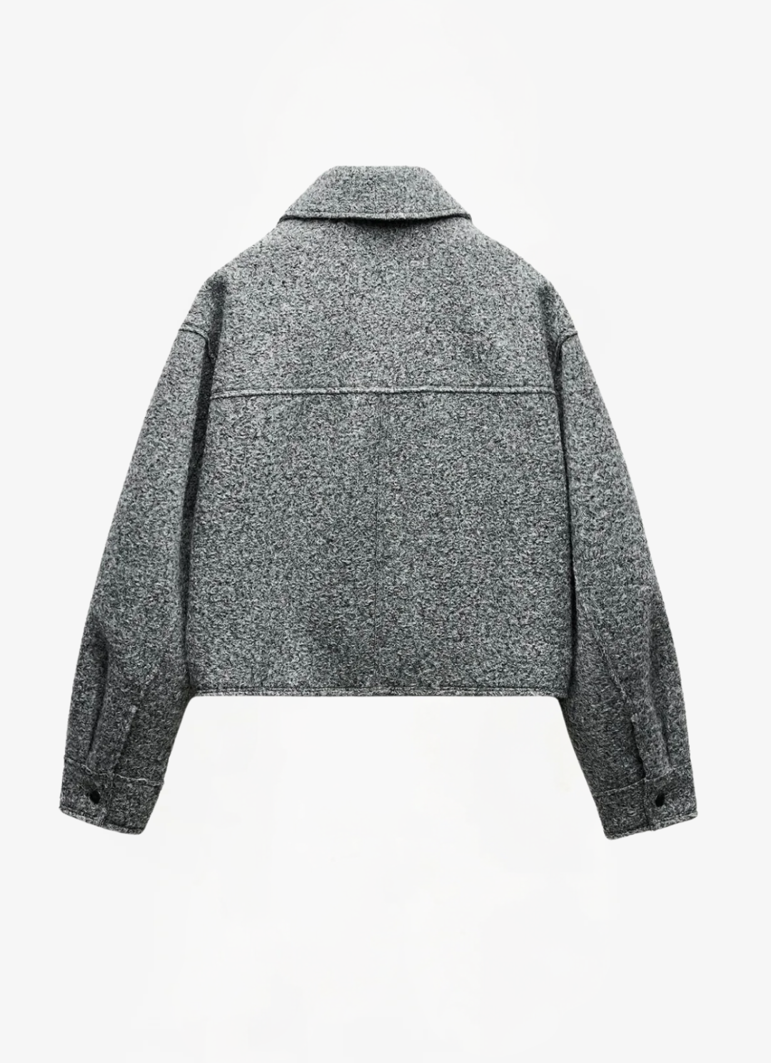 James & Elly™ | Grey Boucle Jacket