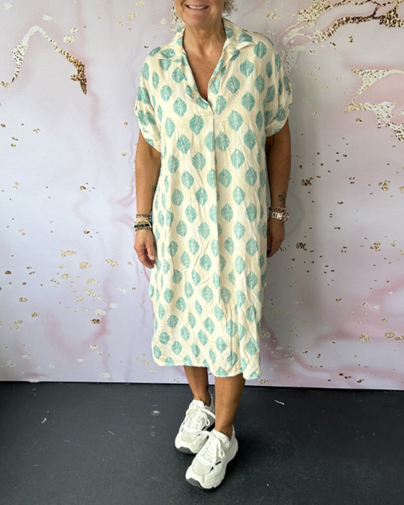 James & Elly™ | Light Shirt Dress