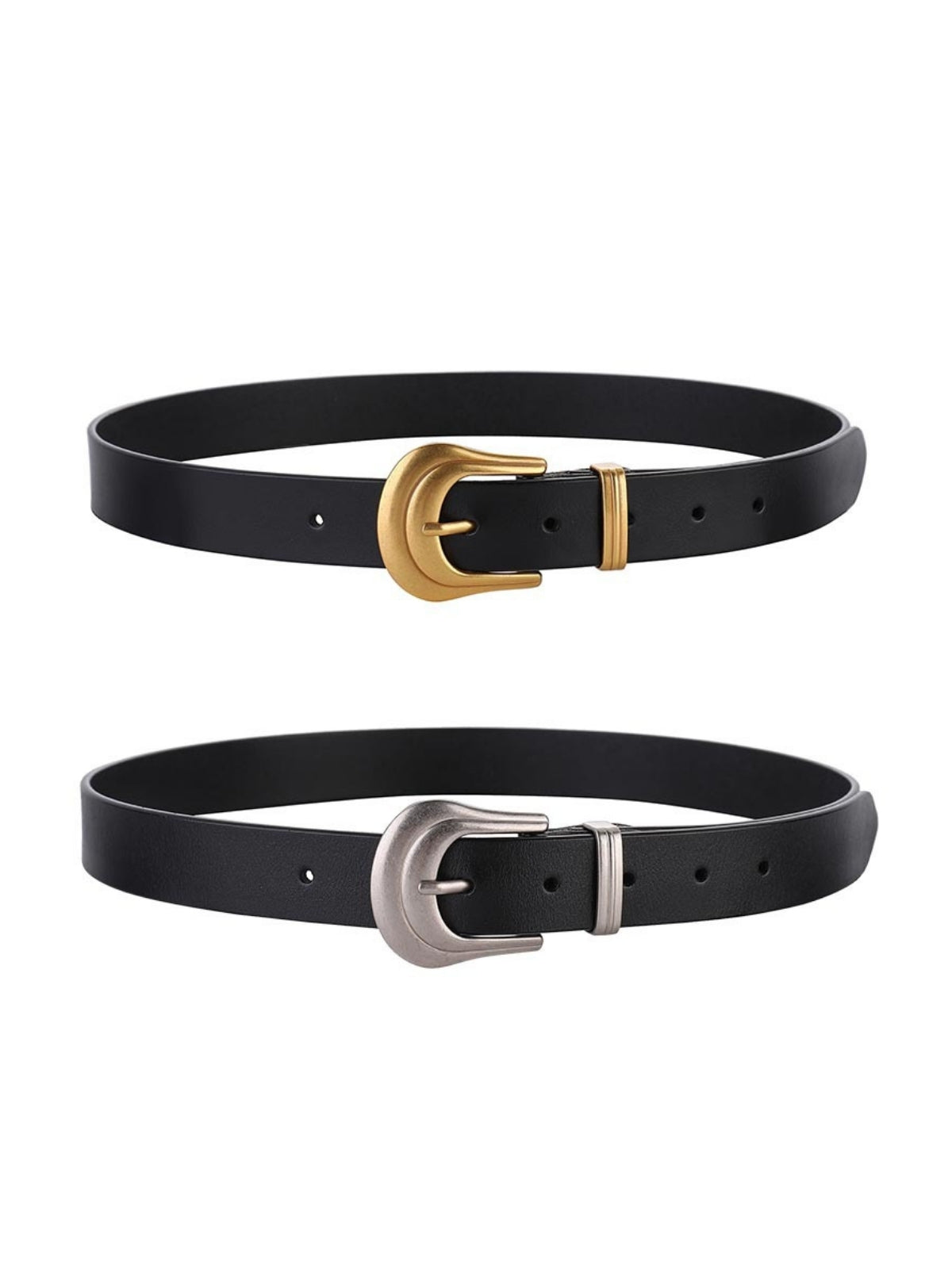James & Elly™ | Worn Leather Belt in Cowhide, Always Elegant