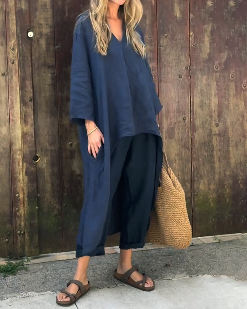 James & Elly™ | Relaxed Layered Tunic Set