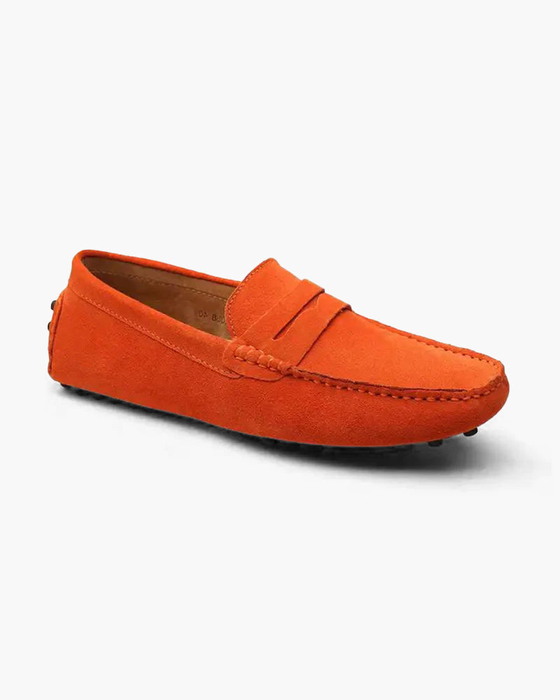 James & Elly™ | Suede Driver Loafers