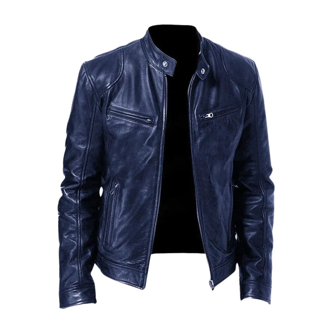 James & Elly™ | Casual Leather Jacket