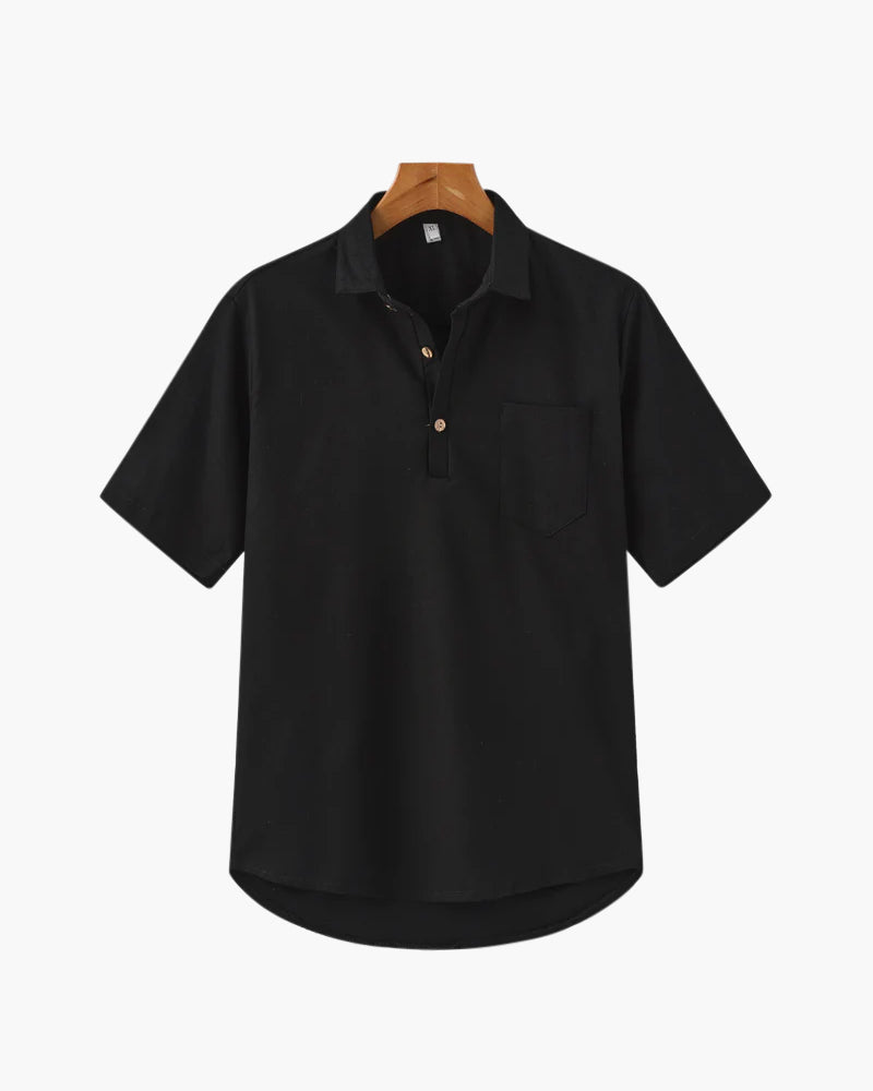 James & Elly™ | Linen Polo
