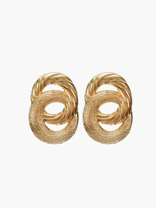 James & Elly™ | Drop Earrings with Cross and Circle Design