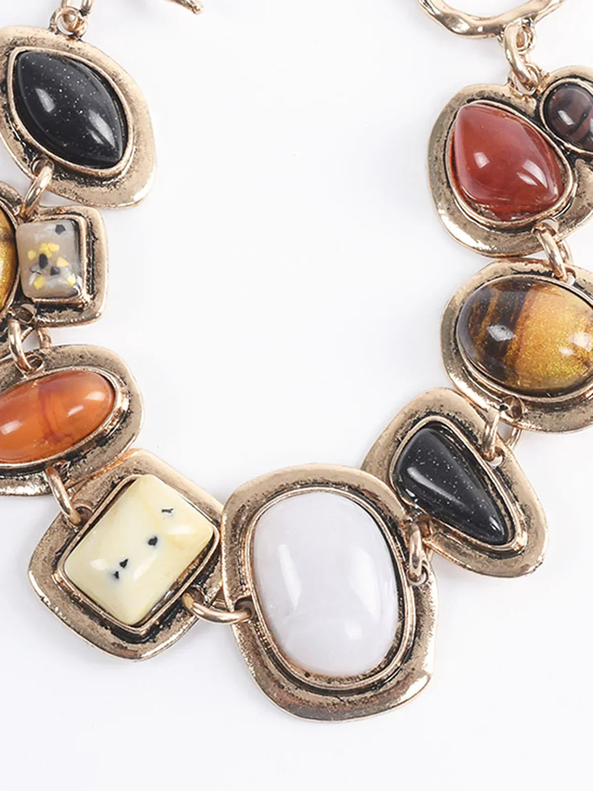 James & Elly™ | Bracelet with Geometric Stones in Bohemian Style