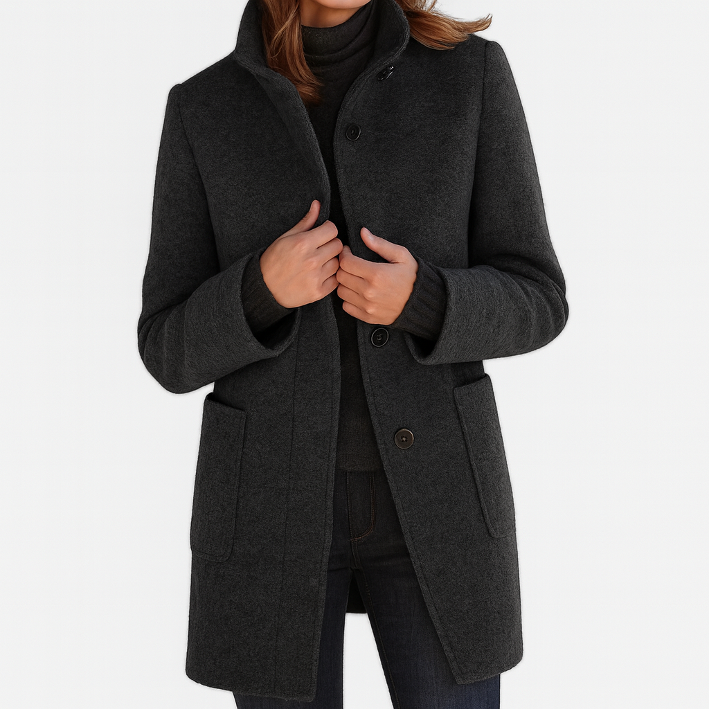 Stella™ | Women's Coat with High Collar