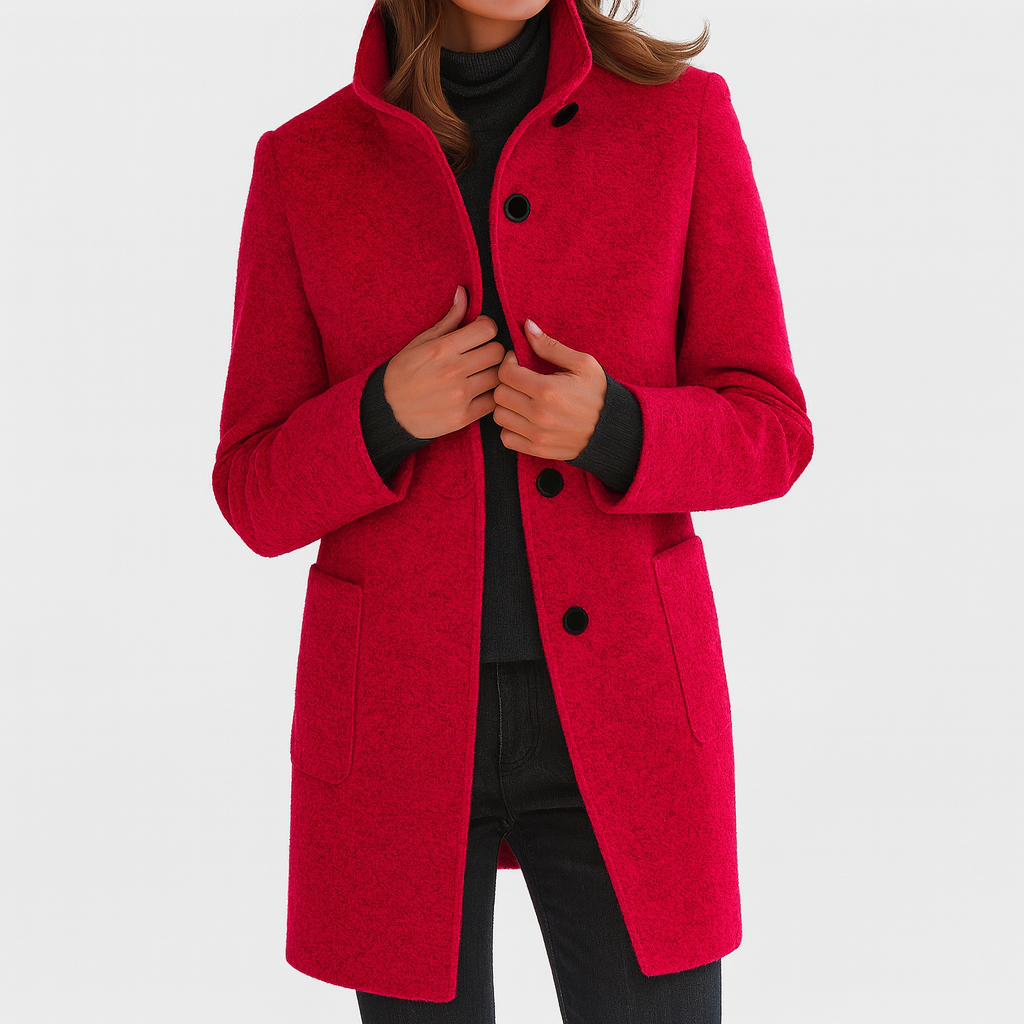 Stella™ | Women's Coat with High Collar