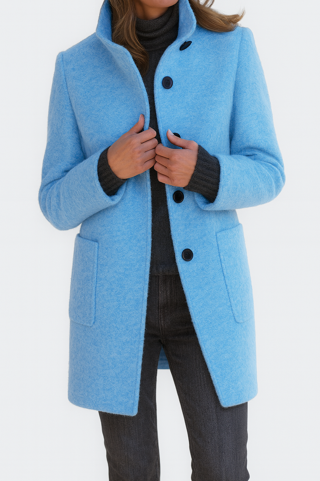 Stella™ | Women's Coat with High Collar