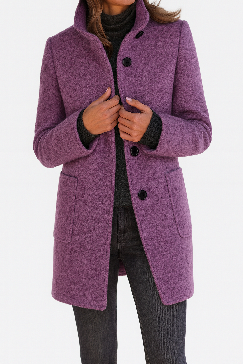 Stella™ | Women's Coat with High Collar