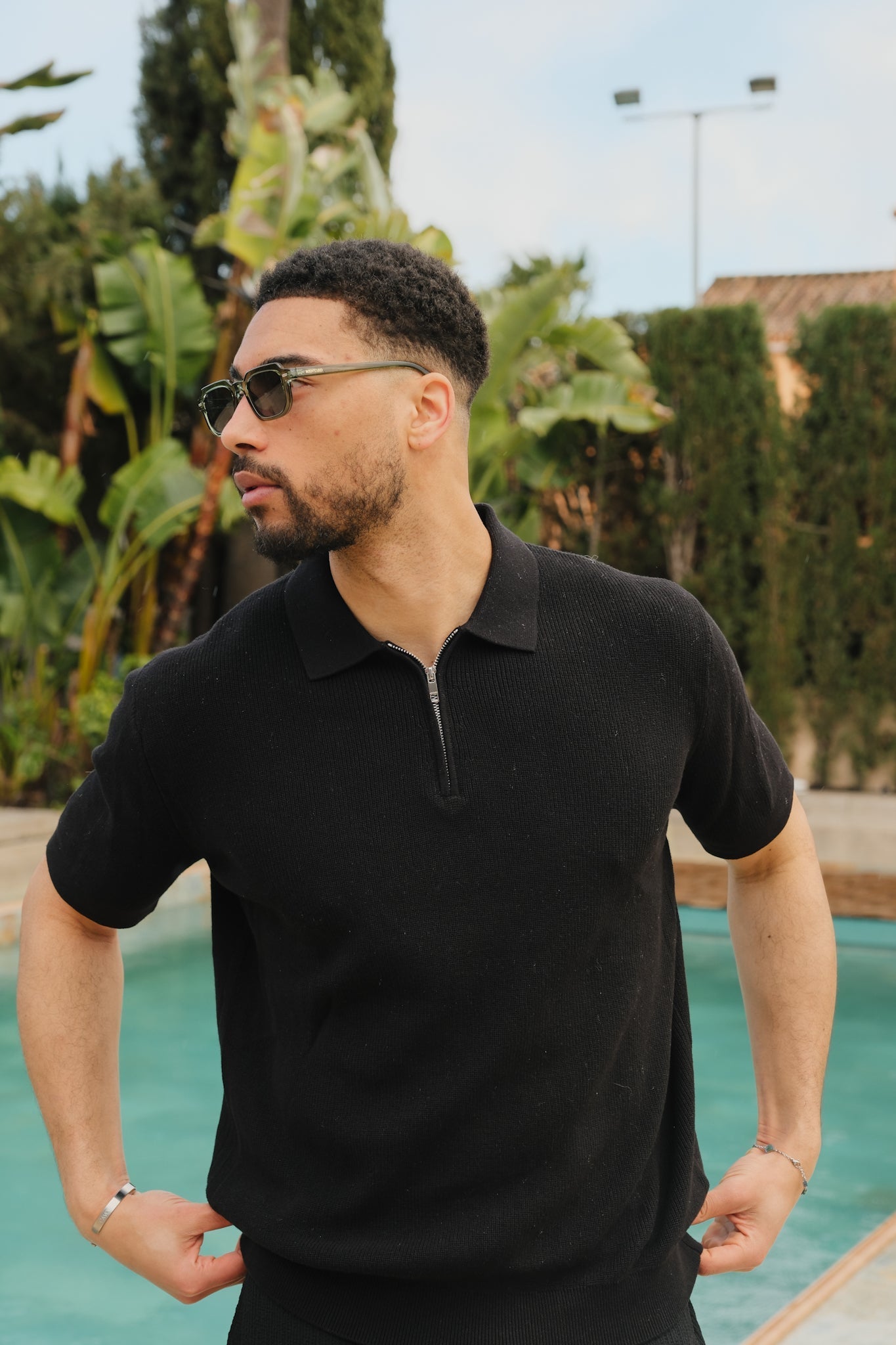 James & Elly™ | Sirocco sunglasses - Green/Faded Black