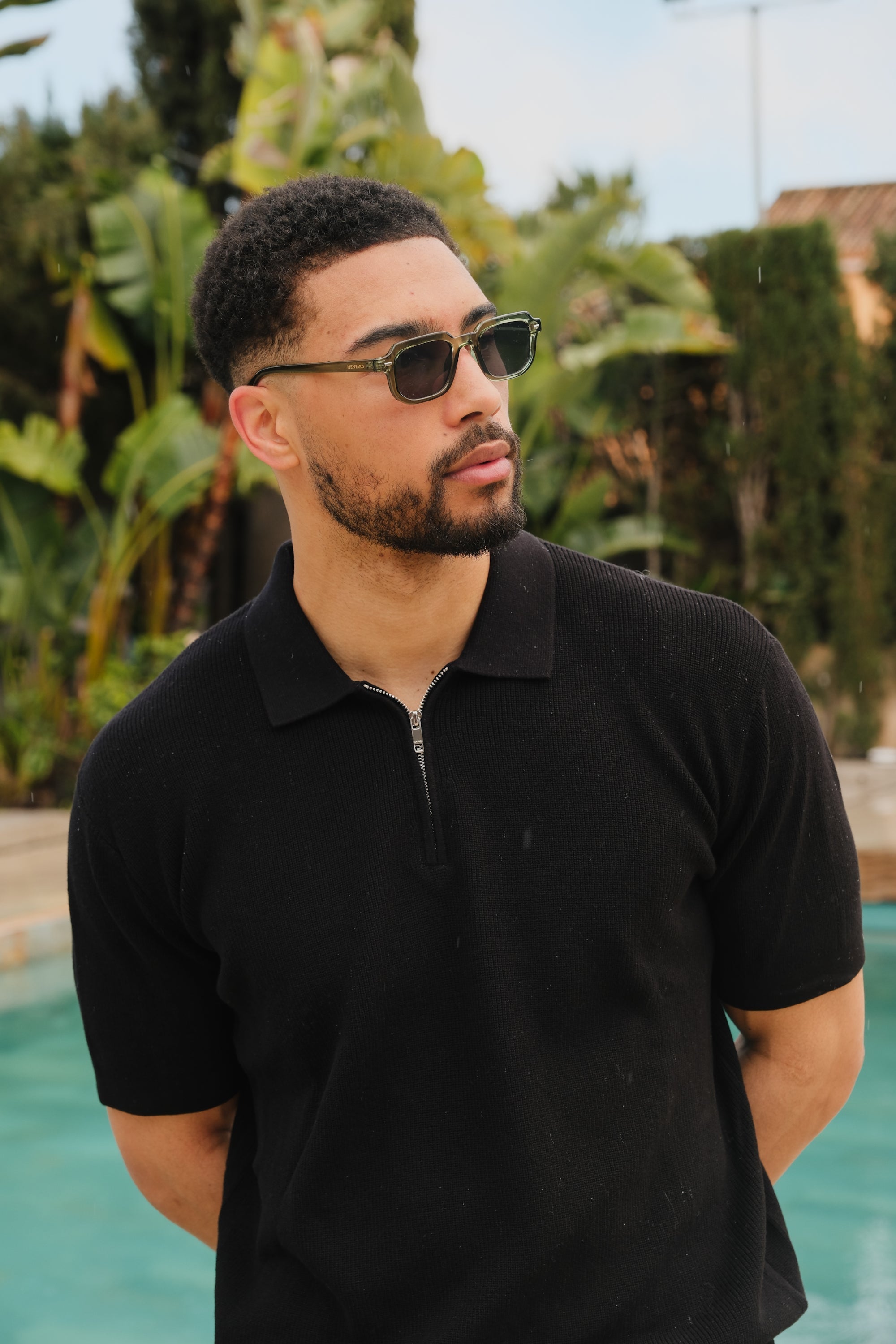 James & Elly™ | Sirocco sunglasses - Green/Faded Black