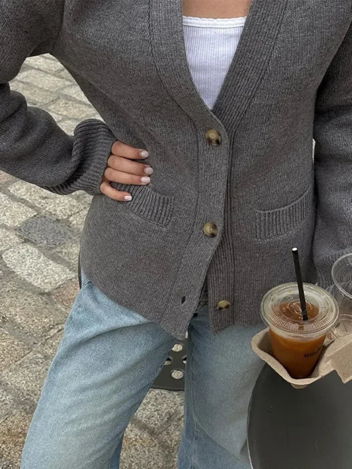 James & Elly™ | Knitted cardigan