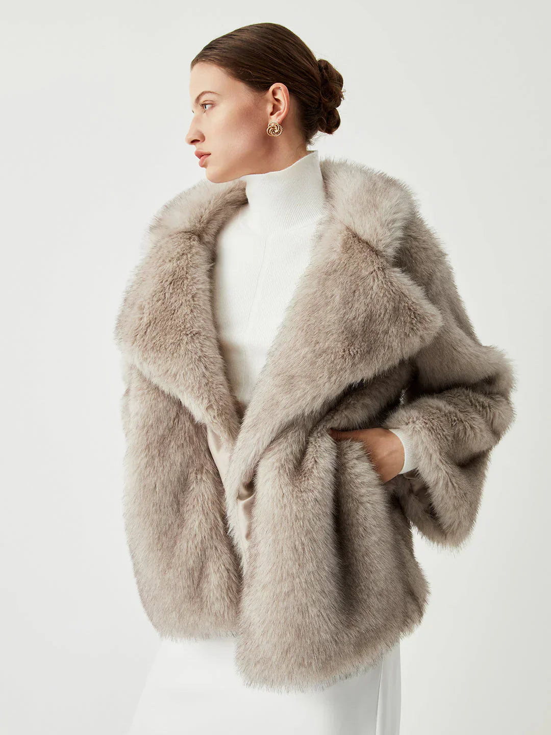 James & Elly™ | Fur Jacket