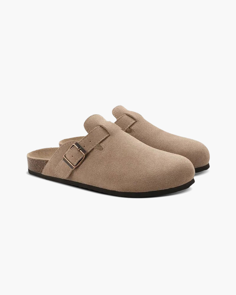 James & Elly™ | Suede Clogs