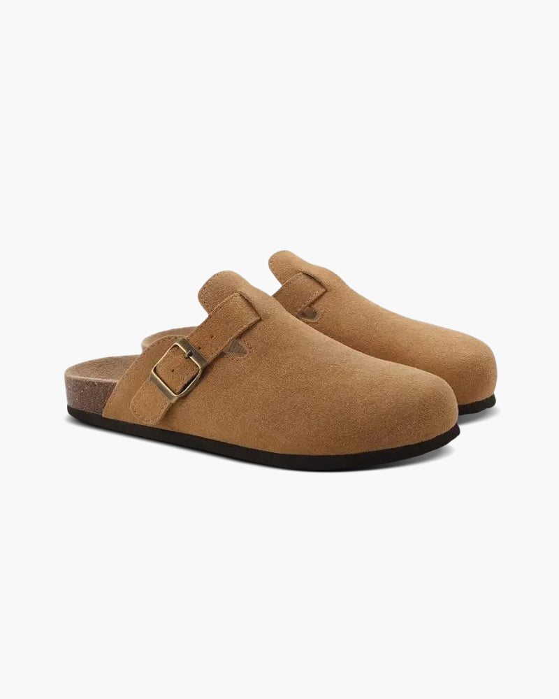 James & Elly™ | Suede Clogs