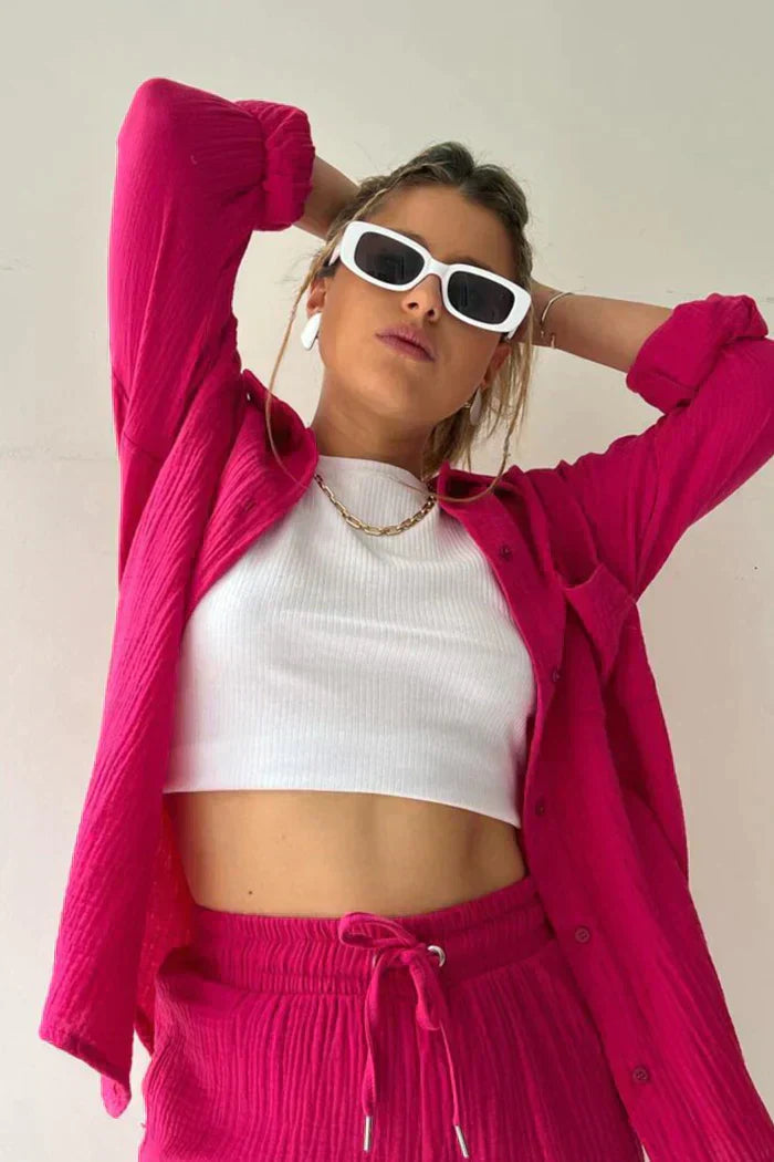 James & Elly™ | Airy Cotton Lounge Set