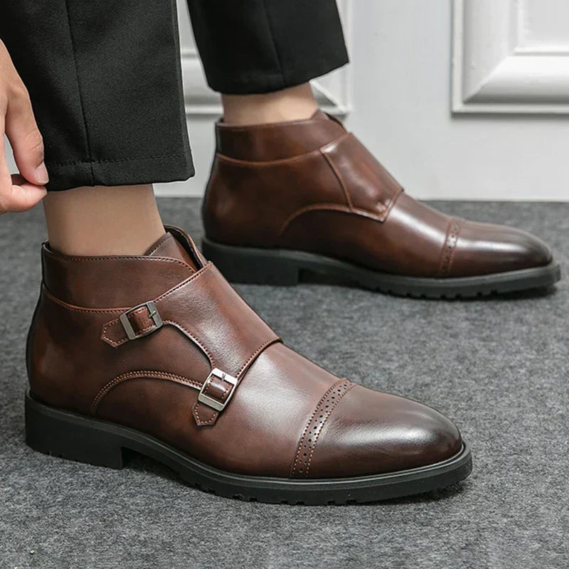 Darell™ | Monk Double Buckle Boots