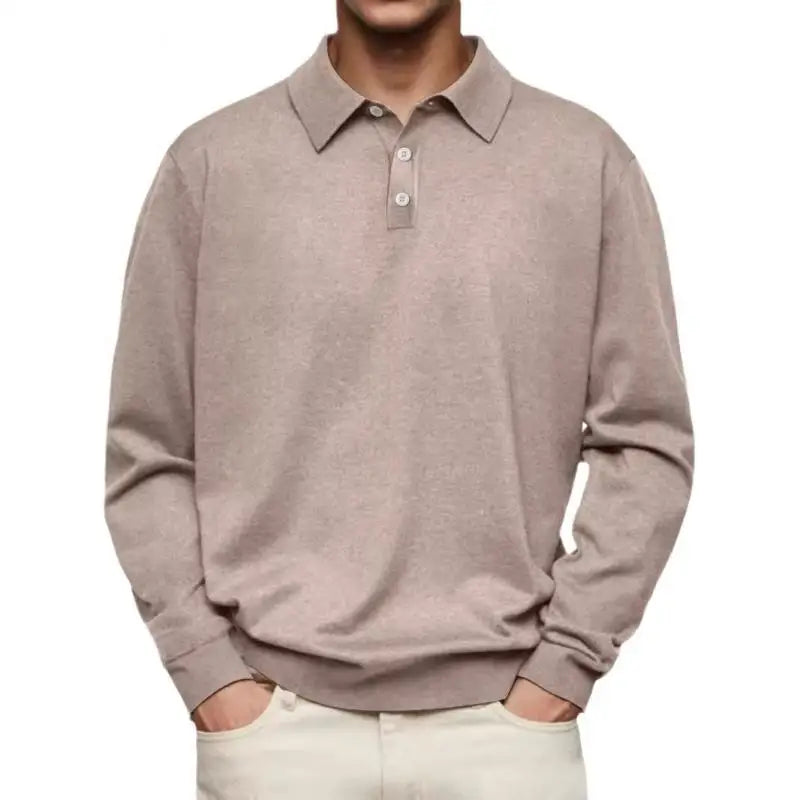 Aiden I Casual Long-Sleeve Polo