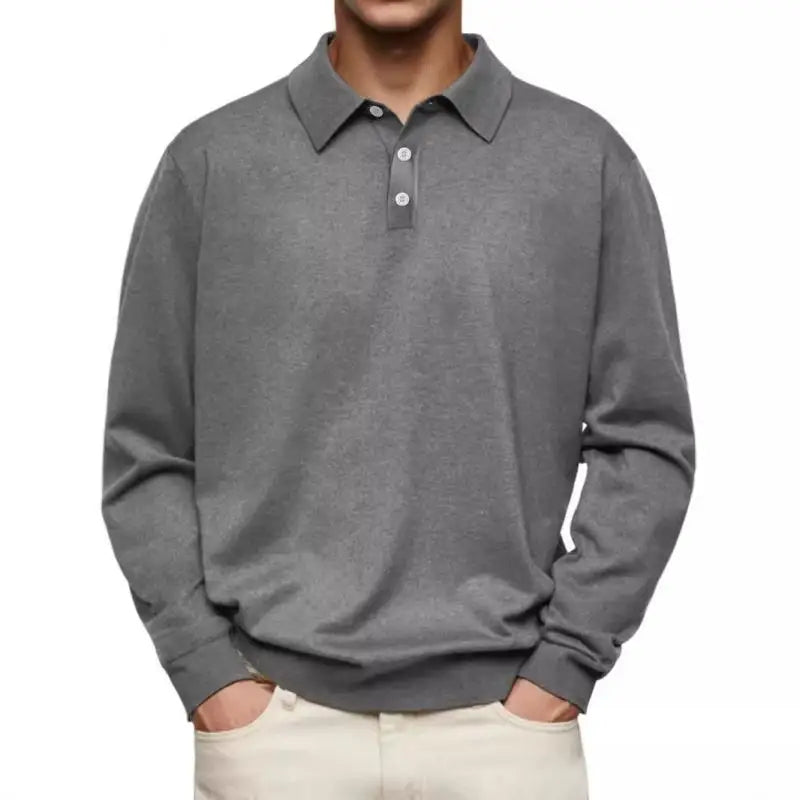 Aiden I Casual Long-Sleeve Polo