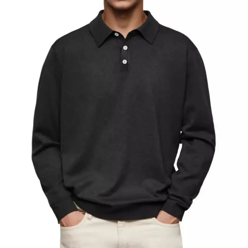 Aiden I Casual Long-Sleeve Polo