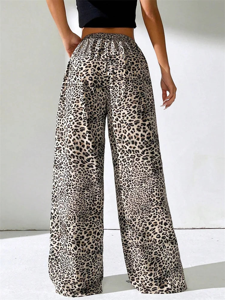 James & Elly™ | Leopard Trousers