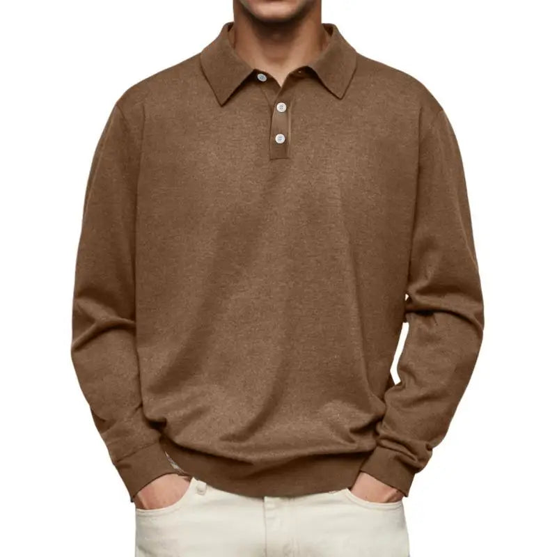 Aiden I Casual Long-Sleeve Polo