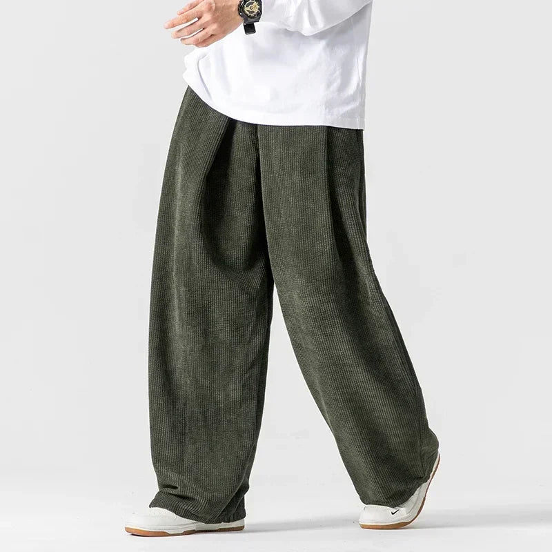 Knox Wide-Leg Corduroy Pants