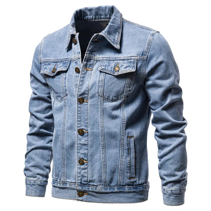 James & Elly™ | Denim Biker Jacket